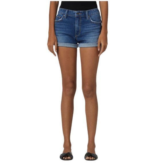 NWOT JOE'S Mid Rise Shorts 3 1/2 Rolled Cassandra (26) - Picture 10 of 10